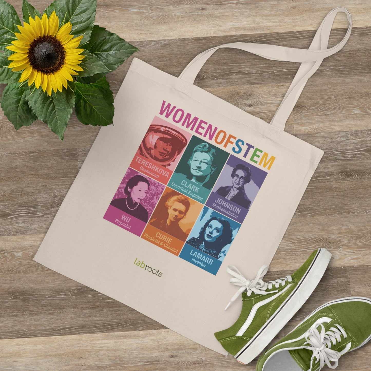 Women in STEM - Colorful Six Tote Bag