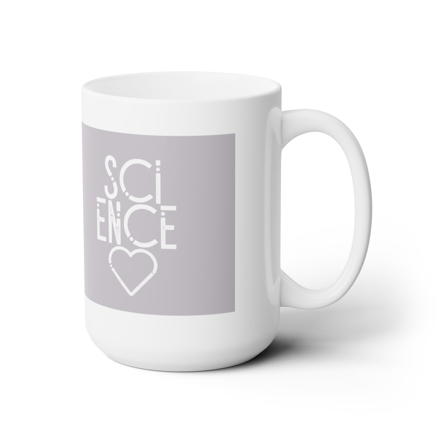 Floral Science Heart Mug
