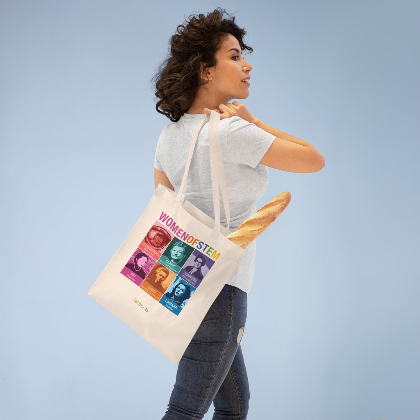 Women in STEM - Colorful Six Tote Bag