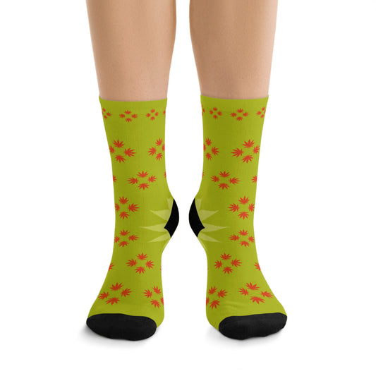 Leafy Green Socks
