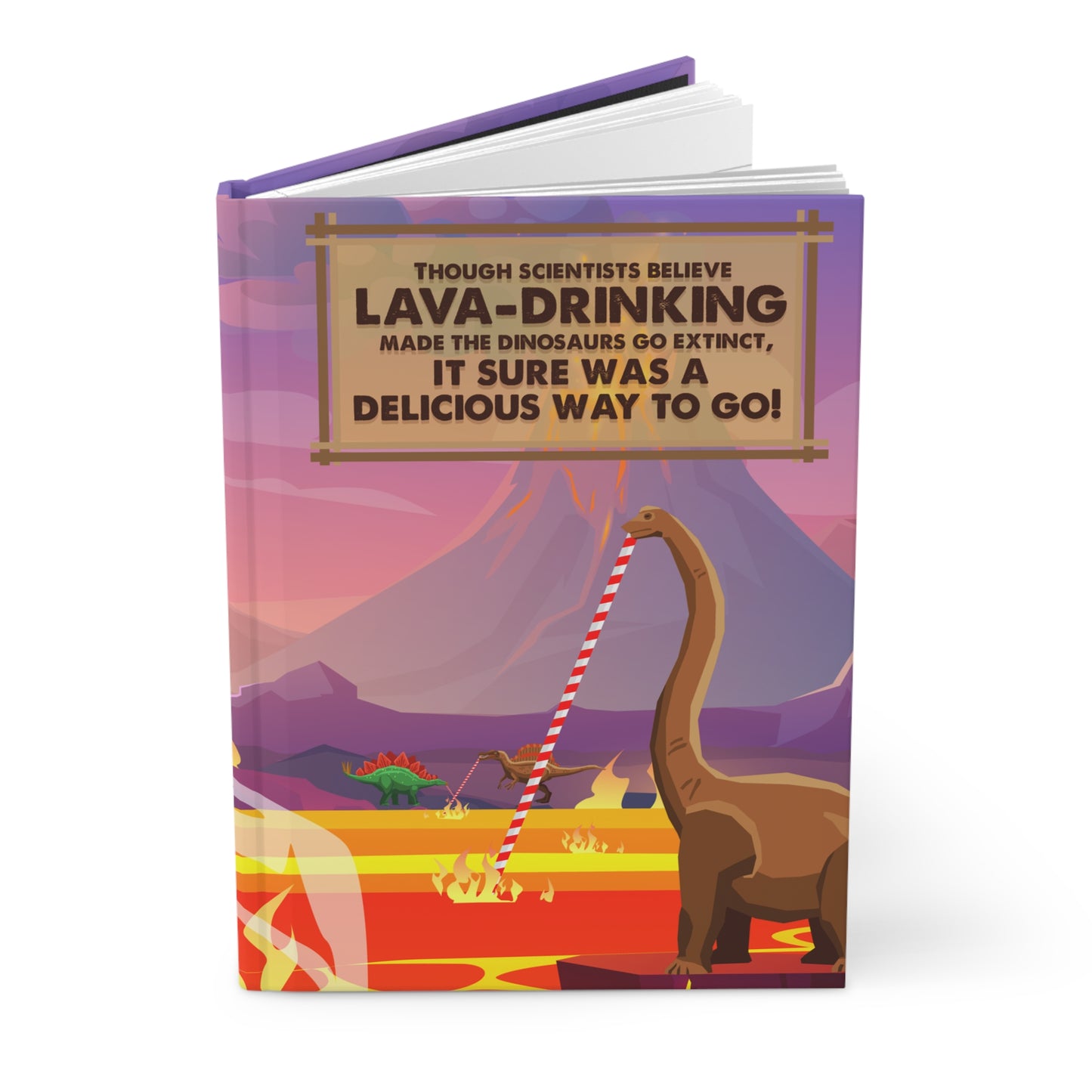 Lava-Drinking Notebook