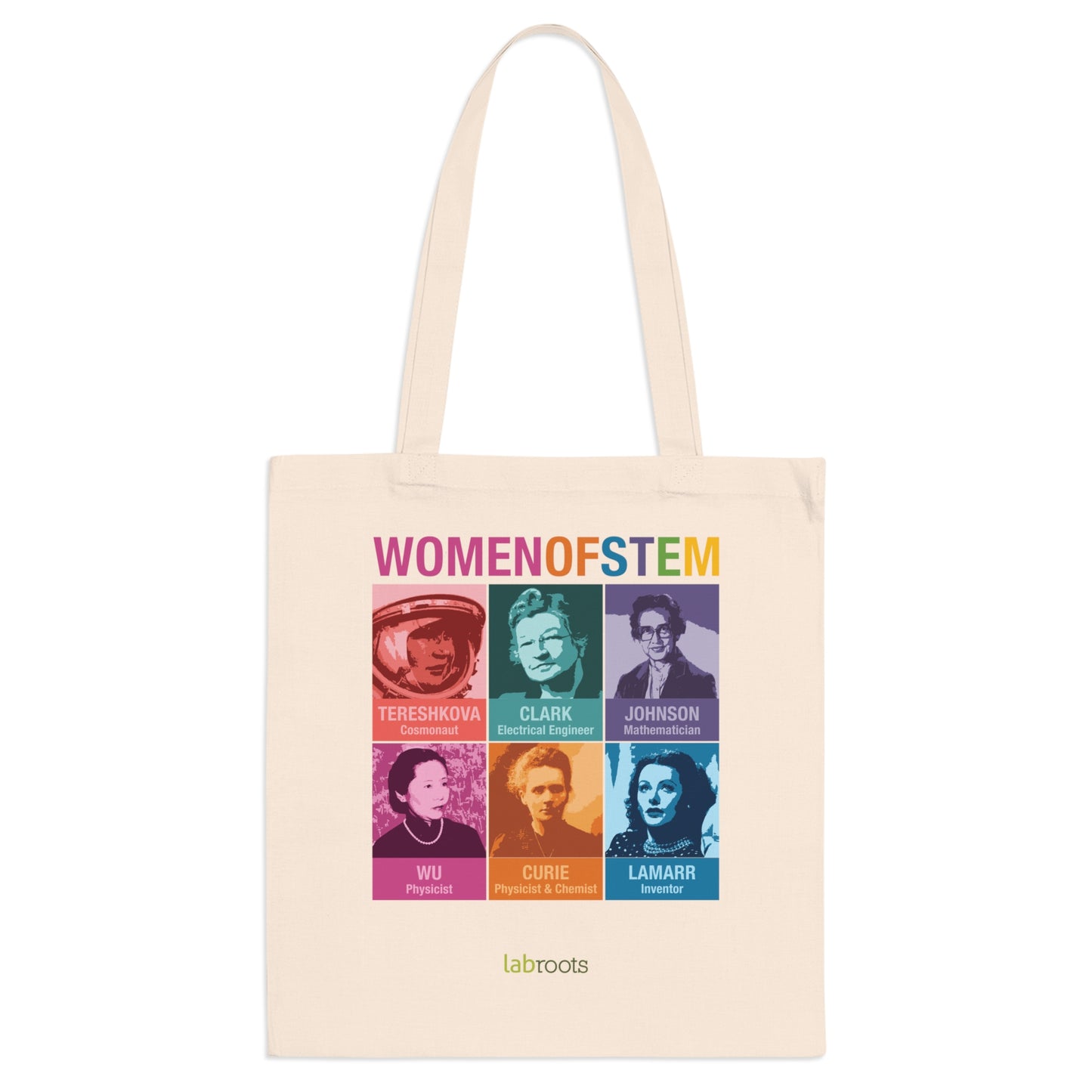 Women in STEM - Colorful Six Tote Bag